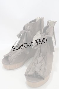 axes femme / レースアップブーサン L 茶 Y-25-03-21-055-AX-SH-SZ-ZY