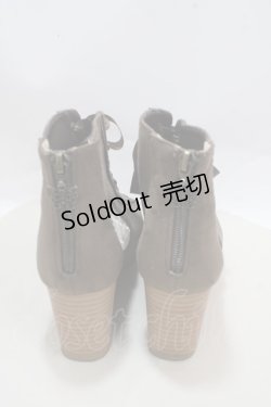 画像3: axes femme / レースアップブーサン L 茶 Y-25-03-21-055-AX-SH-SZ-ZY