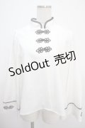 axes femme kawaii / メイリンブラウス M 白 Y-25-03-21-061-AX-BL-SZ-OS