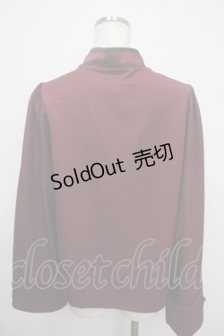 画像2: axes femme kawaii / メイリンブラウス M ワイン Y-25-03-21-062-AX-BL-SZ-ZY