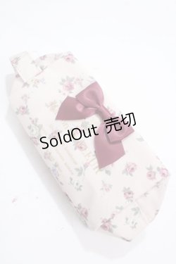 画像1: Maison de FLEUR / オリジナルフラワープリントSポーチ F ピンク Y-25-03-21-011-LO-ZA-SZ-ZY