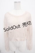 axes femme POETIQUE / 2WAYモヘアニットプルオーバー M オレンジ Y-25-03-21-084-AX-TO-SZ-ZI