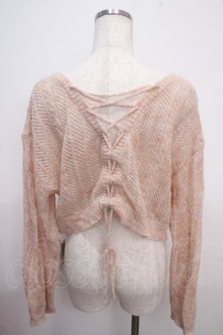画像2: axes femme POETIQUE / 2WAYモヘアニットプルオーバー M オレンジ Y-25-03-21-084-AX-TO-SZ-ZY