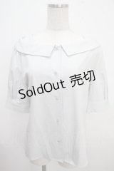 F&A / 衿付きオフショルシャツ F ライトグレー Y-25-03-21-085-LO-BL-SZ-ZY