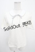 Fi.n.t / ストライプリボン衿付きカットトップス F アイボリー Y-25-03-21-089-CA-TO-SZ-ZY