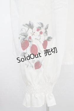 画像3: axes femme / ベリー刺繍ブラウス  キナリ Y-25-03-21-094-AX-BL-SZ-ZS