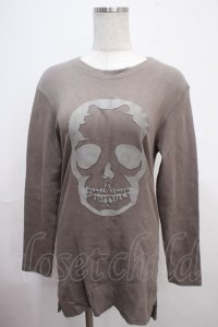 Ozz Croce / スカルptカットソー  ベージュ Y-25-03-21-098-OO-TO-SZ-ZY