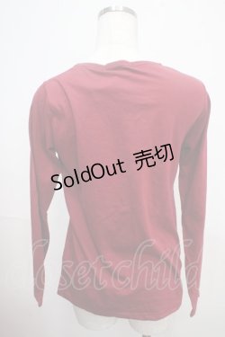 画像2: ALGONQUINS / プリントTシャツ F 赤 Y-25-03-21-100-AL-TO-SZ-ZY