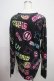 画像2: NieR Clothing / 総柄Tシャツ  黒 Y-25-03-21-102-PU-TO-SZ-ZY (2)