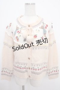 PINK HOUSE / PETER RABBIT CARDIGAN F アイボリー Y-25-03-21-109-LO-TO-SZ-ZY