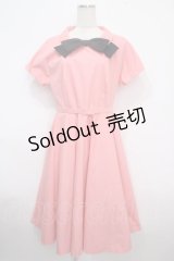 JUNICHI NAKAHARA / 復刻ドレス リボンワンピース 11 ピンク Y-25-03-21-111-LO-OP-SZ-ZY