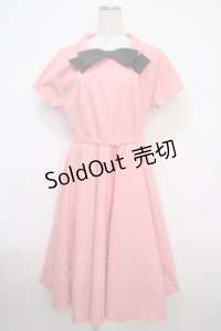 JUNICHI NAKAHARA / 復刻ドレス リボンワンピース 11 ピンク Y-25-03-21-111-LO-OP-SZ-ZY