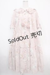 PINK HOUSE / クッキーラビッツプリントフード付きミディワンピース F ピンク Y-25-03-21-114-LO-OP-SZ-ZY