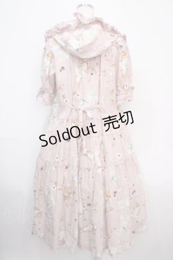 画像2: PINK HOUSE / クッキーラビッツプリントフード付きミディワンピース F ピンク Y-25-03-21-114-LO-OP-SZ-ZY