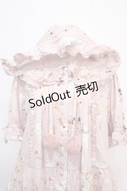 画像4: PINK HOUSE / クッキーラビッツプリントフード付きミディワンピース F ピンク Y-25-03-21-114-LO-OP-SZ-ZY