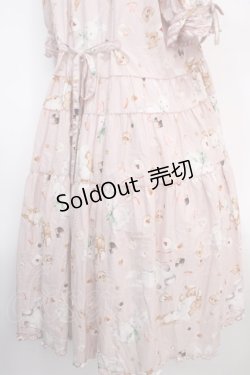 画像6: PINK HOUSE / クッキーラビッツプリントフード付きミディワンピース F ピンク Y-25-03-21-114-LO-OP-SZ-ZY