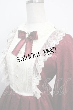 画像3: Pina sweetcollection / ローズジャガードワンピース  ワイン Y-25-03-21-117-LO-OP-SZ-ZY