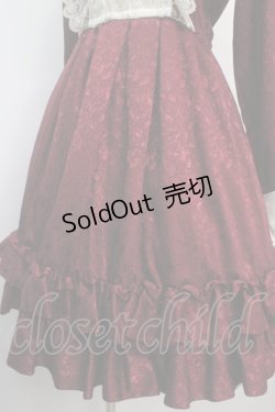 画像4: Pina sweetcollection / ローズジャガードワンピース  ワイン Y-25-03-21-117-LO-OP-SZ-ZY