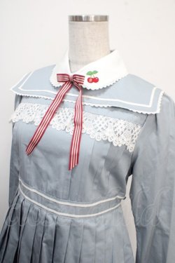 画像3: BABY,THE STARS SHINE BRIGHT / Love and Cherish youプリーツワンピース  スモーキーサックス Y-25-03-21-121-BA-OP-SZ-ZY