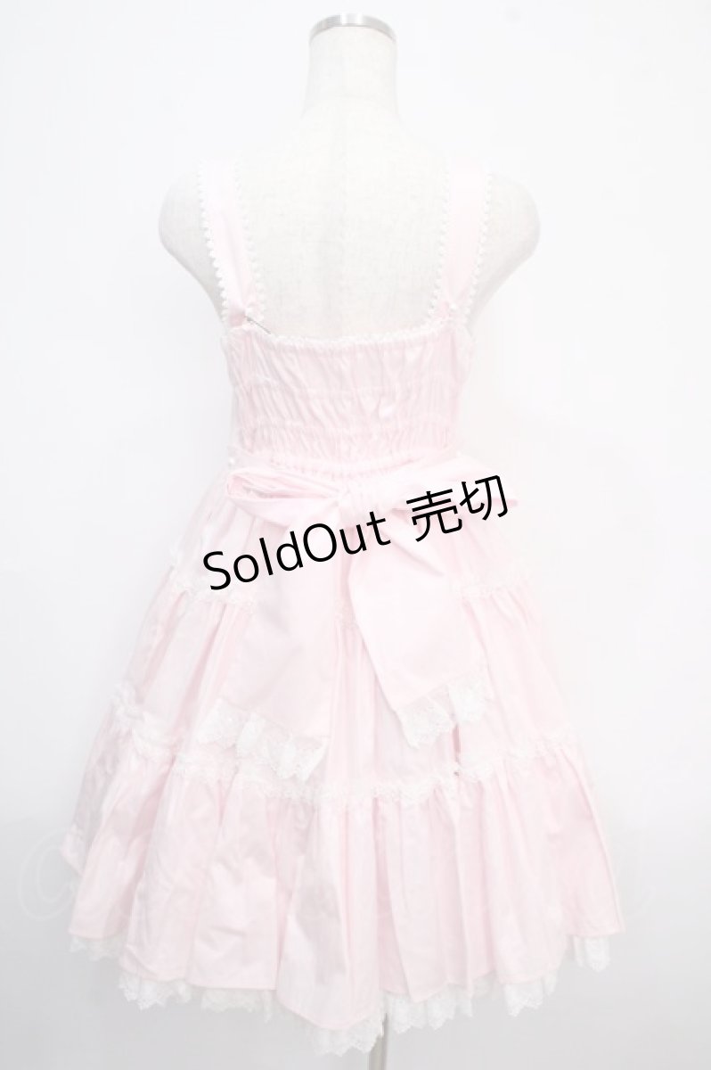 画像2: Angelic Pretty / 肩リボンジャンパースカート  ピンク Y-25-03-21-125-AP-OP-SZ-ZY (2)