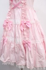 画像4: Angelic Pretty / 肩リボンジャンパースカート  ピンク Y-25-03-21-125-AP-OP-SZ-ZY (4)