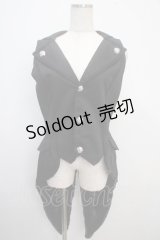 ALICE and the PIRATES / 燕尾ベスト MEN 黒 Y-25-03-21-126-PA-JA-SZ-ZY
