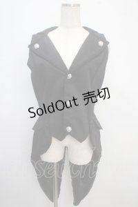 ALICE and the PIRATES / 燕尾ベスト MEN 黒 Y-25-03-21-126-PA-JA-SZ-ZY