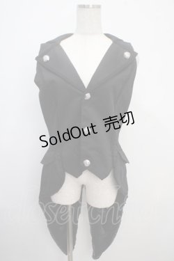 画像1: ALICE and the PIRATES / 燕尾ベスト MEN 黒 Y-25-03-21-126-PA-JA-SZ-ZY