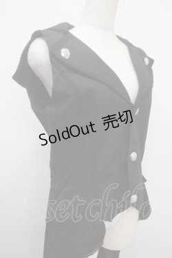 画像4: ALICE and the PIRATES / 燕尾ベスト MEN 黒 Y-25-03-21-126-PA-JA-SZ-ZY