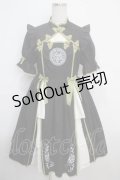 axes femme kawaii / 牡丹刺繍チャイナワンピース M 黒 Y-25-03-21-130-AX-OP-SZ-OS