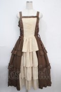 axes femme kawaii / アンティークドールジャンスカ M 茶 Y-25-03-21-131-AX-OP-SZ-OS