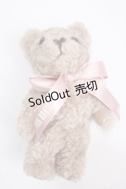 画像1: PINK HOUSE / ぬいぐるみテディコサージュ  ブラウン Y-25-03-21-022-LO-ZA-SZ-ZY