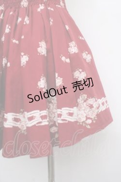 画像3: Ank Rouge / 薔薇ptスカート M ワイン Y-25-03-21-156-CA-SK-SZ-ZY