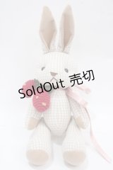 PINK HOUSE / ギンガムウサギコサージュ  ベージュ Y-25-03-21-023-LO-ZA-SZ-ZY