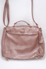 画像2: 【SALE】axes femme / 型押しサッチェルバッグ  ピンク Y-25-03-21-032-AX-BG-SZ-ZTK023 (2)