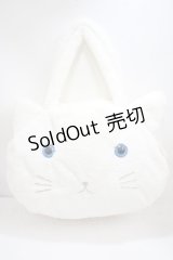 PINK HOUSE / ねこの顔ぐるみファーバッグ  ホワイト Y-25-03-21-035-LO-BG-SZ-ZY