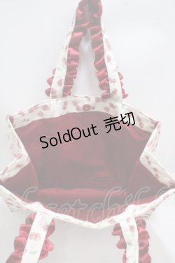 画像3: Maison de FLEUR / チェリープリントスクエアトートバッグ F レッド Y-25-03-21-039-LO-BG-SZ-ZT-K018
