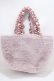 画像2: Maison de FLEUR / メモリアルファーパールフリルハンドルトートバッグ F ラベンダー Y-25-03-21-040-LO-BG-SZ-ZY (2)