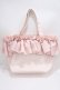 画像1: Maison de FLEUR / フリルキャンバスSトートバッグ F ピンク Y-25-03-21-042-LO-BG-SZ-ZY (1)