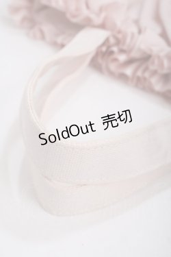 画像3: Maison de FLEUR / フリルキャンバスSトートバッグ F ピンク Y-25-03-21-042-LO-BG-SZ-ZY