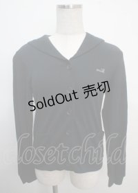 MILK / セーラーカットカーデ  ブラック Y-25-03-22-048-ML-TO-SZ-ZY