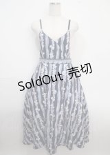axes femme POETIQUE / コーラルストライプマリンワンピース M 紺 Y-25-03-22-054-AX-OP-SZ-OS
