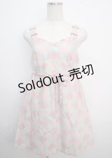 MILK / Fifi DRESS  ピンク×サックス Y-25-03-22-059-ML-OP-SZ-ZT391