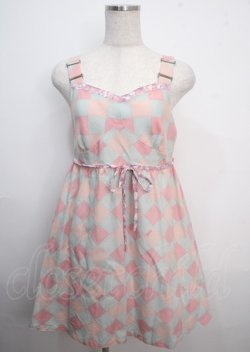 画像1: MILK / Fifi DRESS  ピンク×サックス Y-25-03-22-059-ML-OP-SZ-ZY