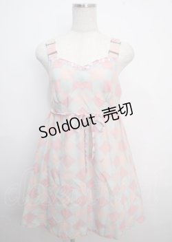 画像1: MILK / Fifi DRESS  ピンク×サックス Y-25-03-22-059-ML-OP-SZ-ZT391
