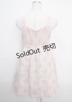 画像2: MILK / Fifi DRESS  ピンク×サックス Y-25-03-22-059-ML-OP-SZ-ZT391