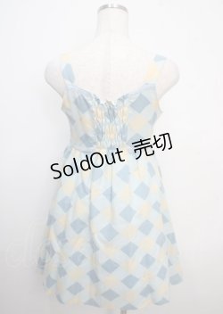 画像2: MILK / Fifi DRESS  サックス×アイボリー Y-25-03-22-060-ML-OP-SZ-ZY