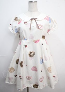画像1: Ank Rouge / Sweets Donutsワンピース M アイボリー Y-25-03-22-067-CA-OP-SZ-ZY