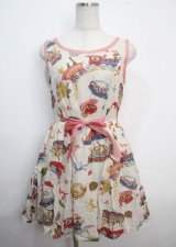 Jane Marple / Wonder Land ノースリーブワンピース M アイボリー Y-25-03-22-072-JM-OP-SZ-ZY