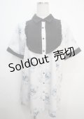 DearMyLove / クマ柄シャツワンピース  白 Y-25-03-22-073-EL-TO-SZ-ZY